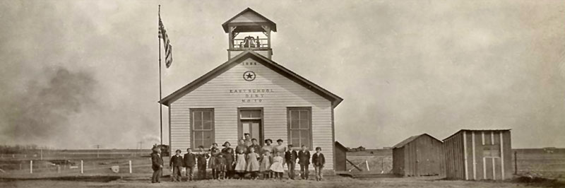 One-room Kansas schoolhouse
